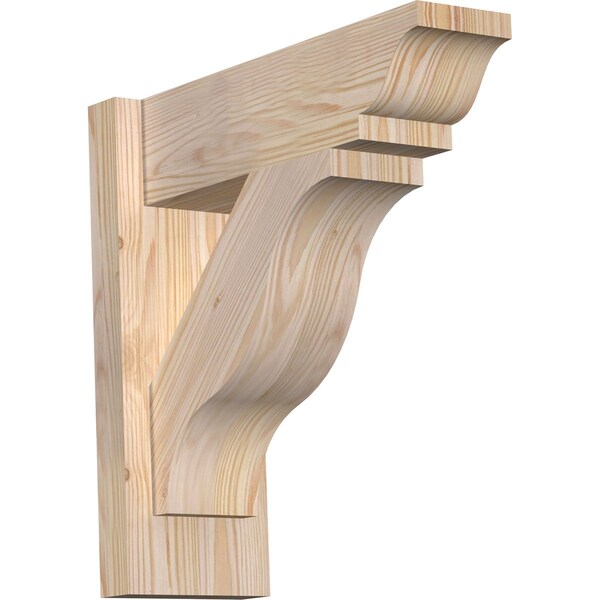 Ekena Millwork Funston Smooth Traditional Outlooker, Douglas Fir, 5 1/2"W x 16"D x 16"H OUT06X16X16FST01SDF - main